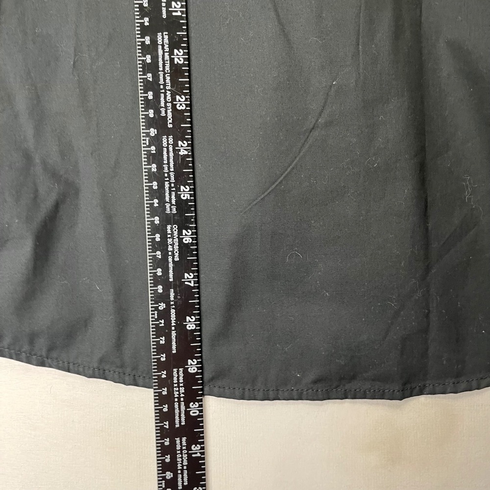 Southpole Shirt Mens Large Black Cotton Blend LongSleeve Button Up UtilityPocket - Picture 4 of 9